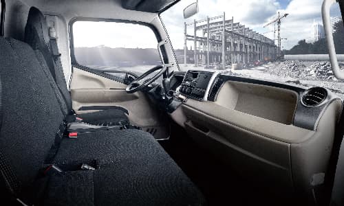 Canter FE85 cabin interior